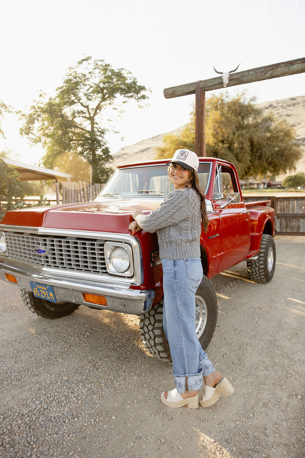 The Rowdy Rose Cuff Jeans