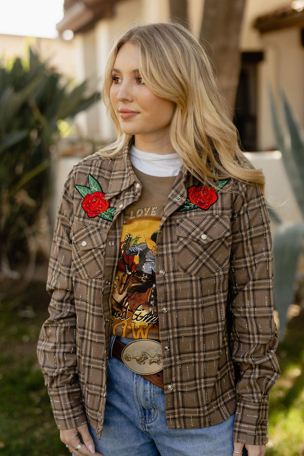 The Rhinestone Rodeo Button Up