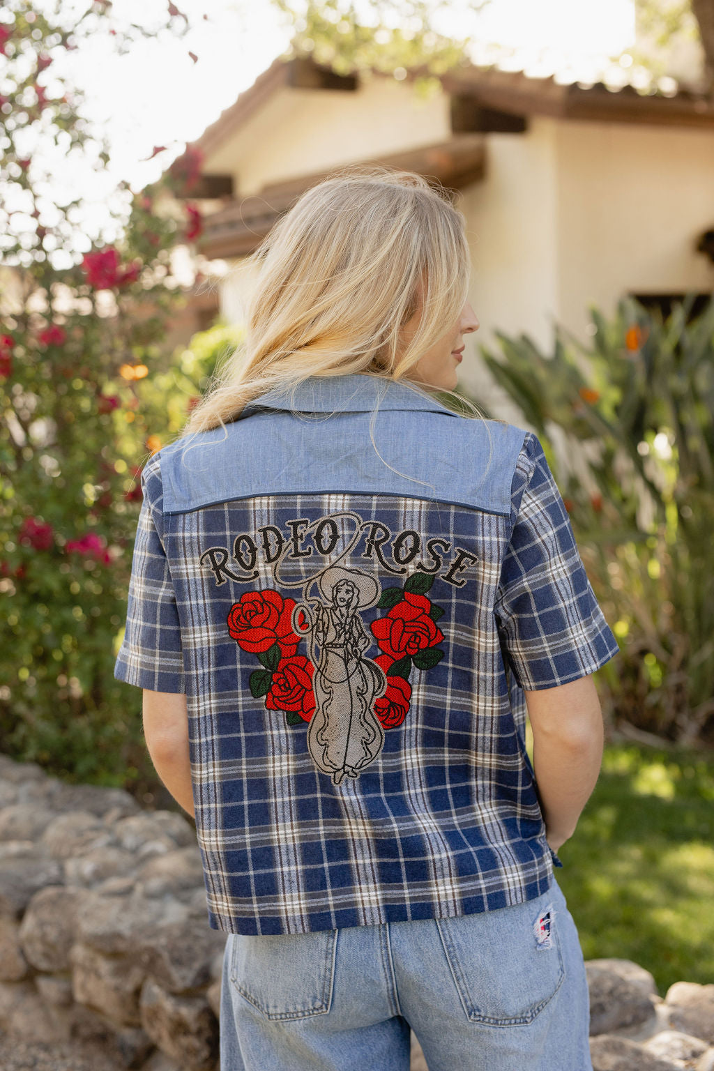 The Blue Bonnet Rodeo Blouse