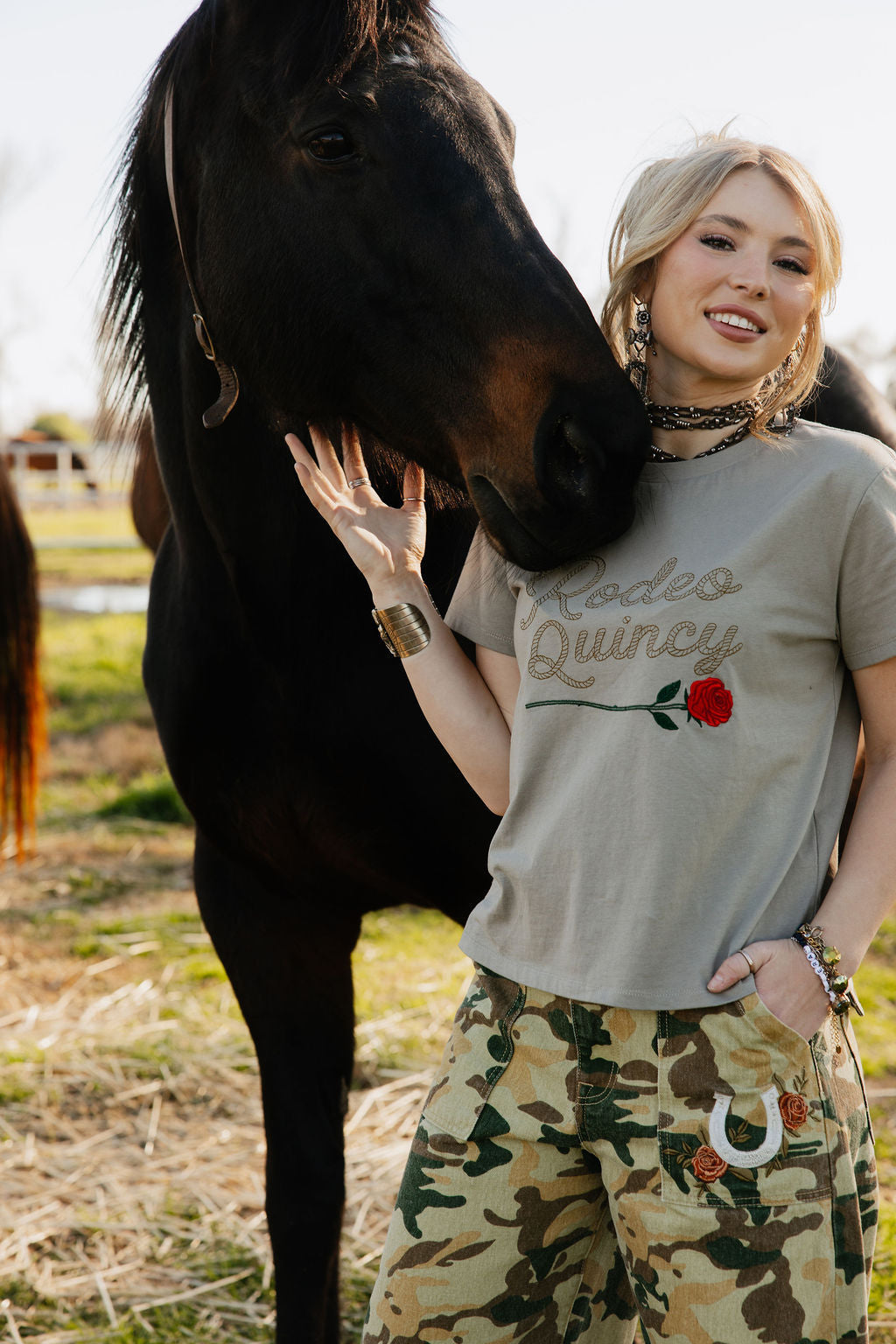 The Darling RQ Rose Tee