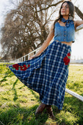 The Sweet Blue Rodeo Skirt