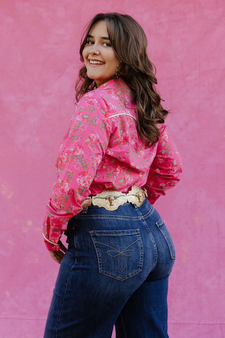 The Rebel Rose Button Up
