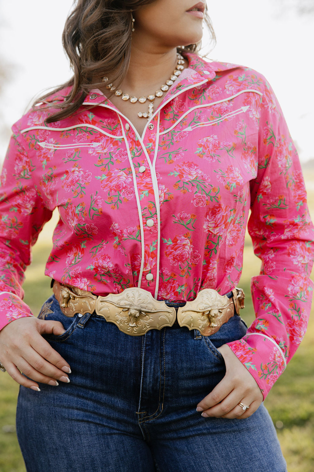 The Rebel Rose Button Up