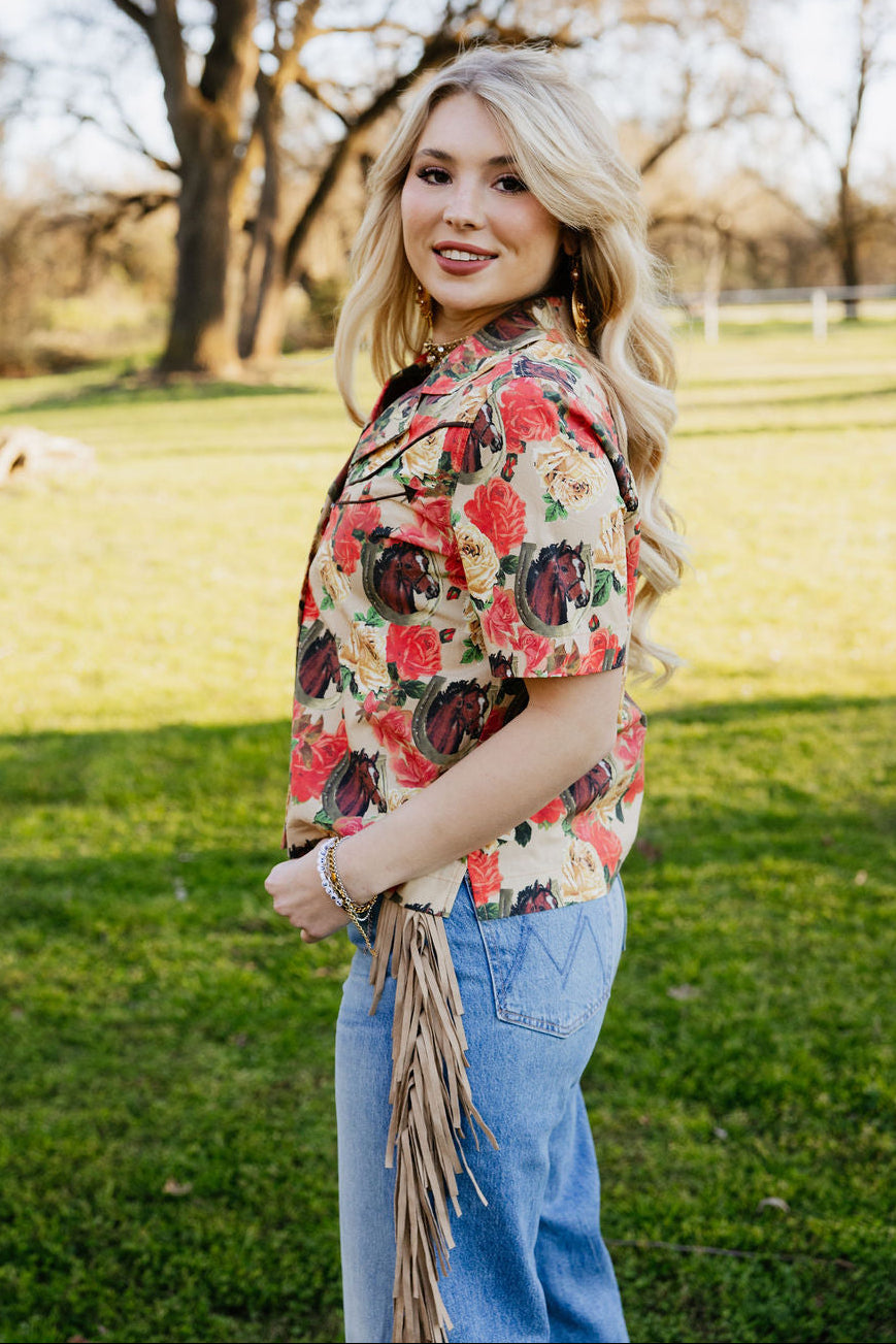 The Blooming Bronc Blouse