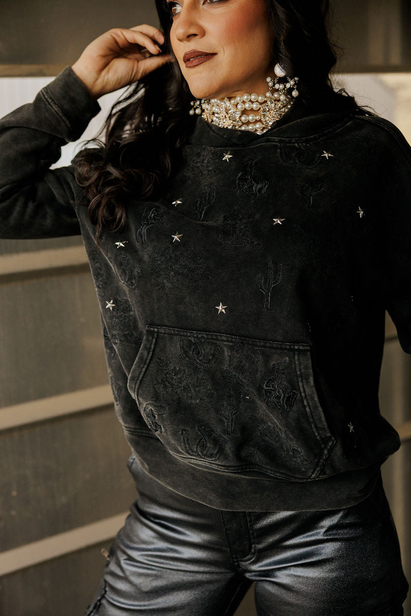 The Studded Cowboy Hoodie