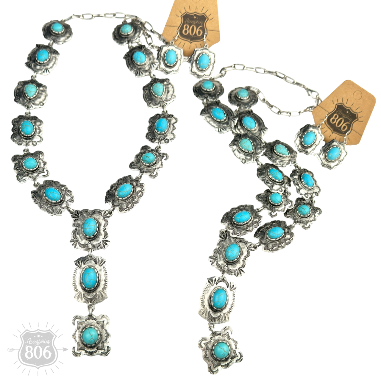 The Nayeli Concho Y Necklace Set