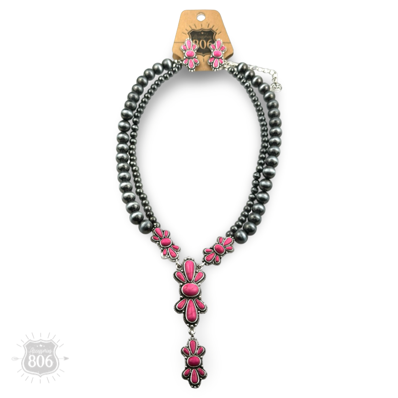 The Riverton Necklace Set - Choose Your Color!
