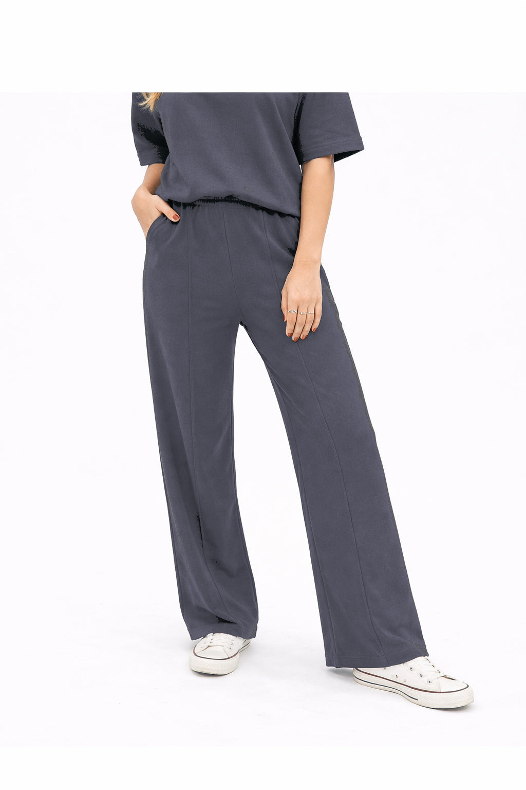 The Ainsley Butter Soft Pants, Slate Blue