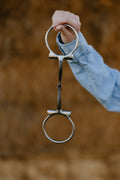 Andrea Equine "Signature" Smooth Sweet Iron Dee Snaffle Bit w/Copper Inlay