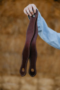 Andrea Equine Natural Harness Slobber Straps - Plain
