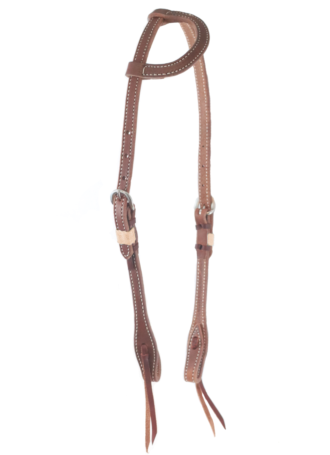Andrea Equine "SLO" Rawhide Harness One Ear Headstall