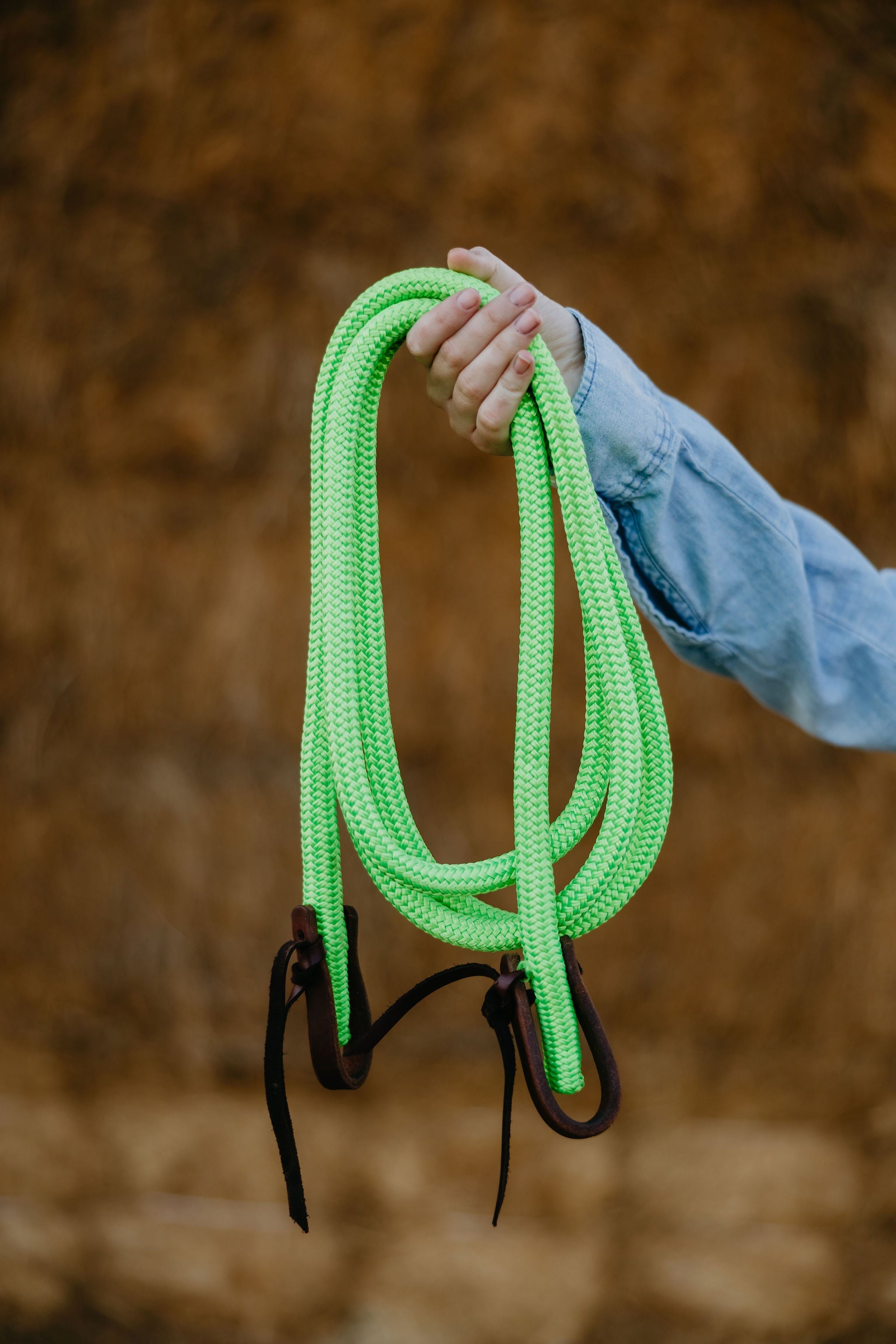 Andrea Equine 10 Ft Clinician Sport Water Loop Reins