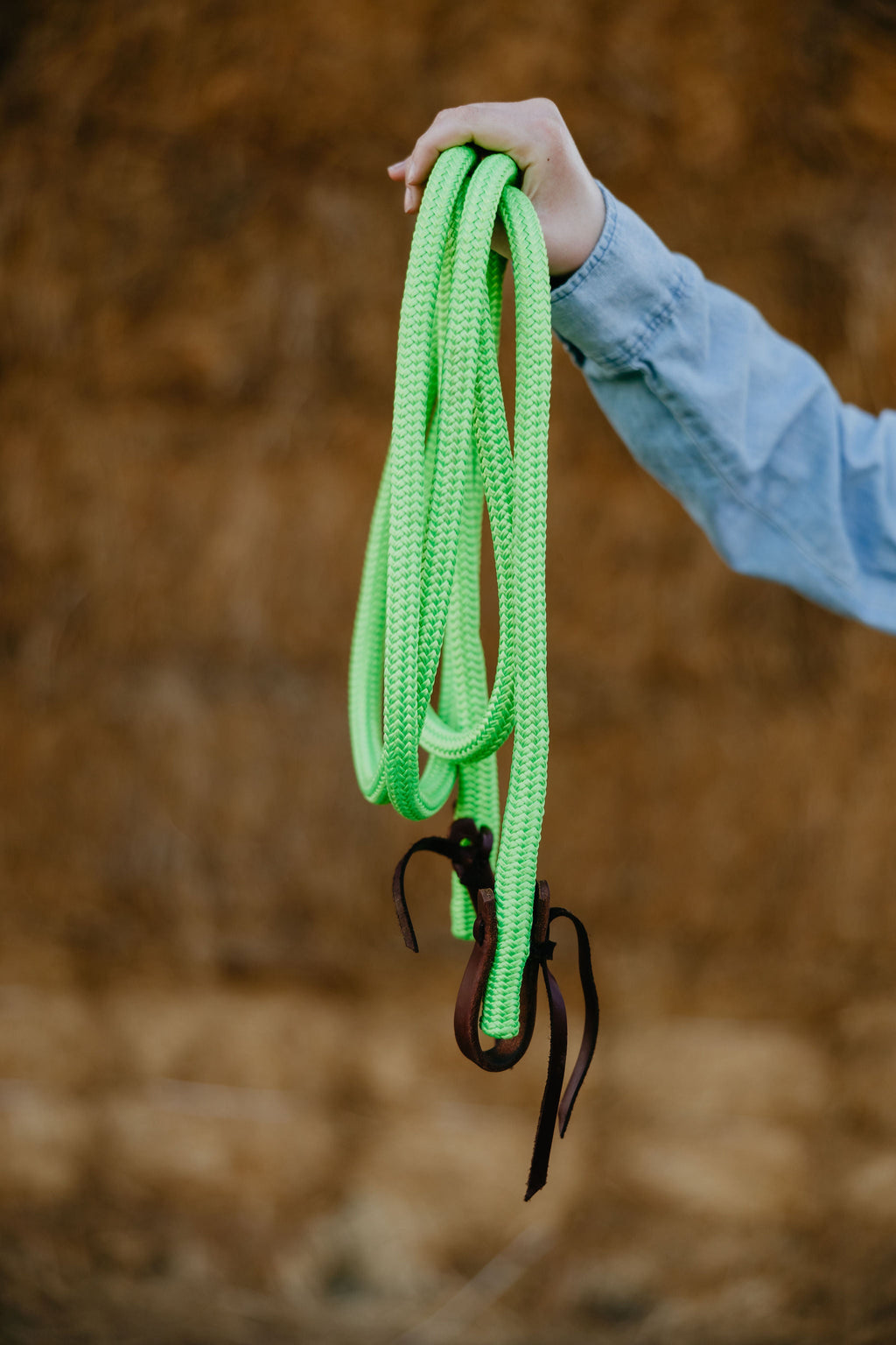 Andrea Equine 10 Ft Clinician Sport Water Loop Reins