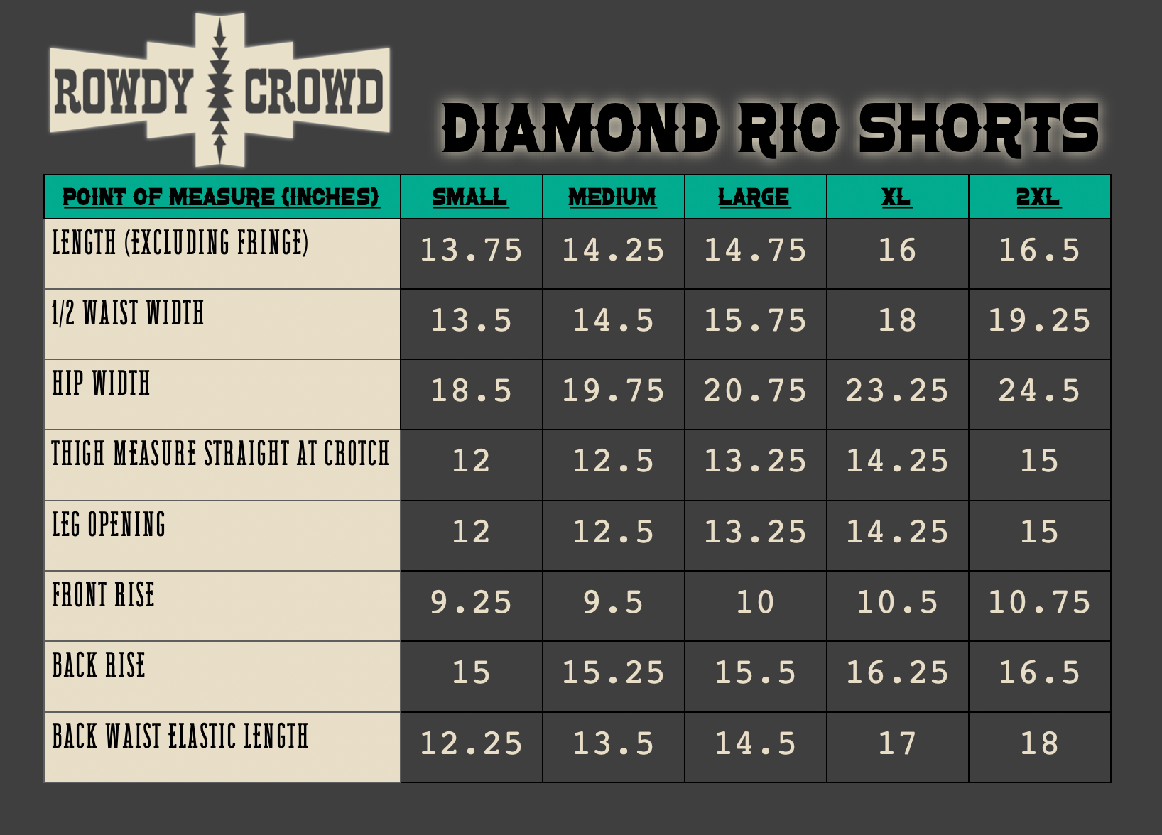 The Diamond Rio Shorts