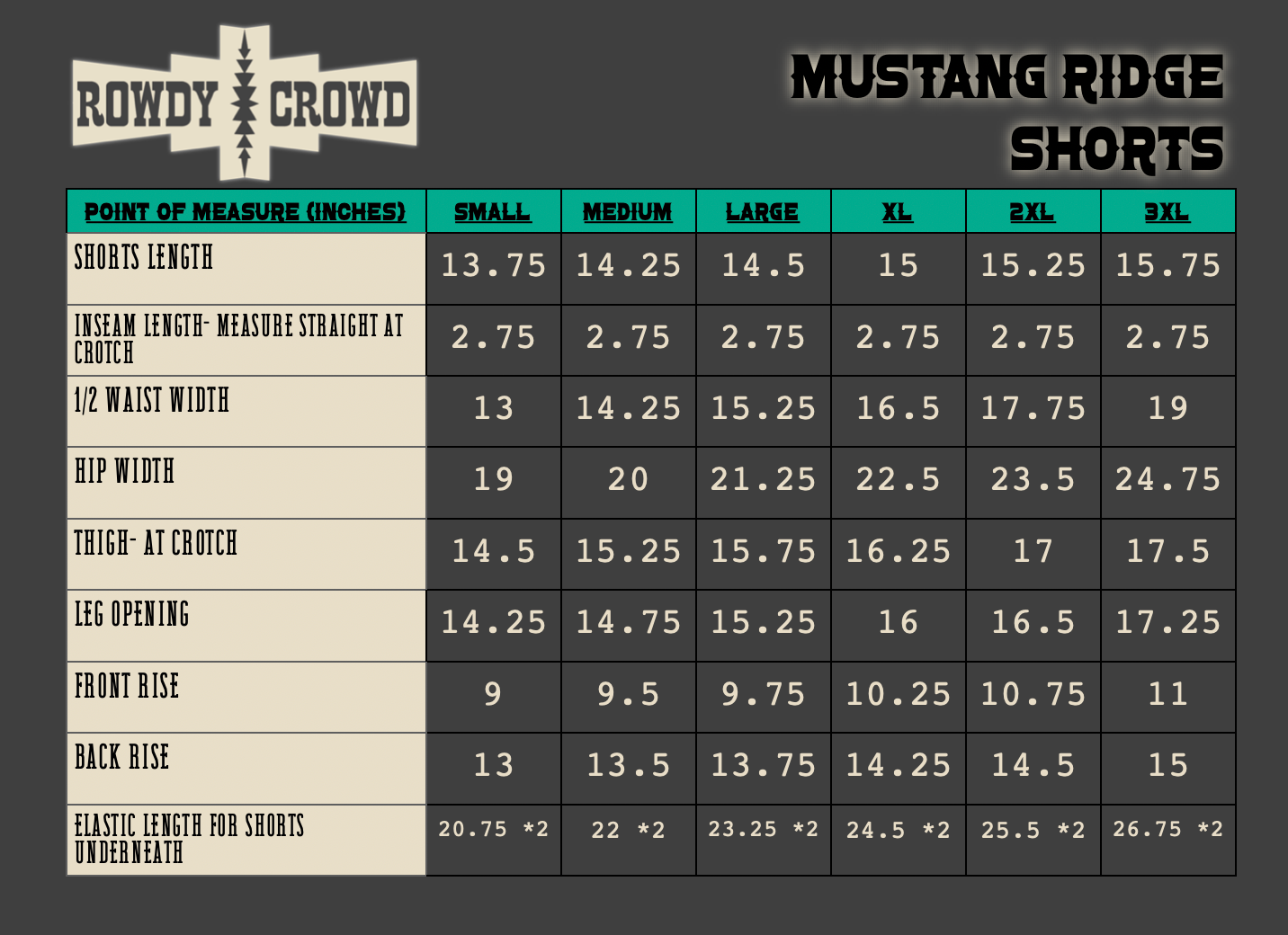 The Mustang Ridge Shorts