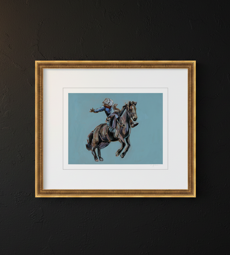 Cowboy Fine Art Print | Art by Chelsea McShane