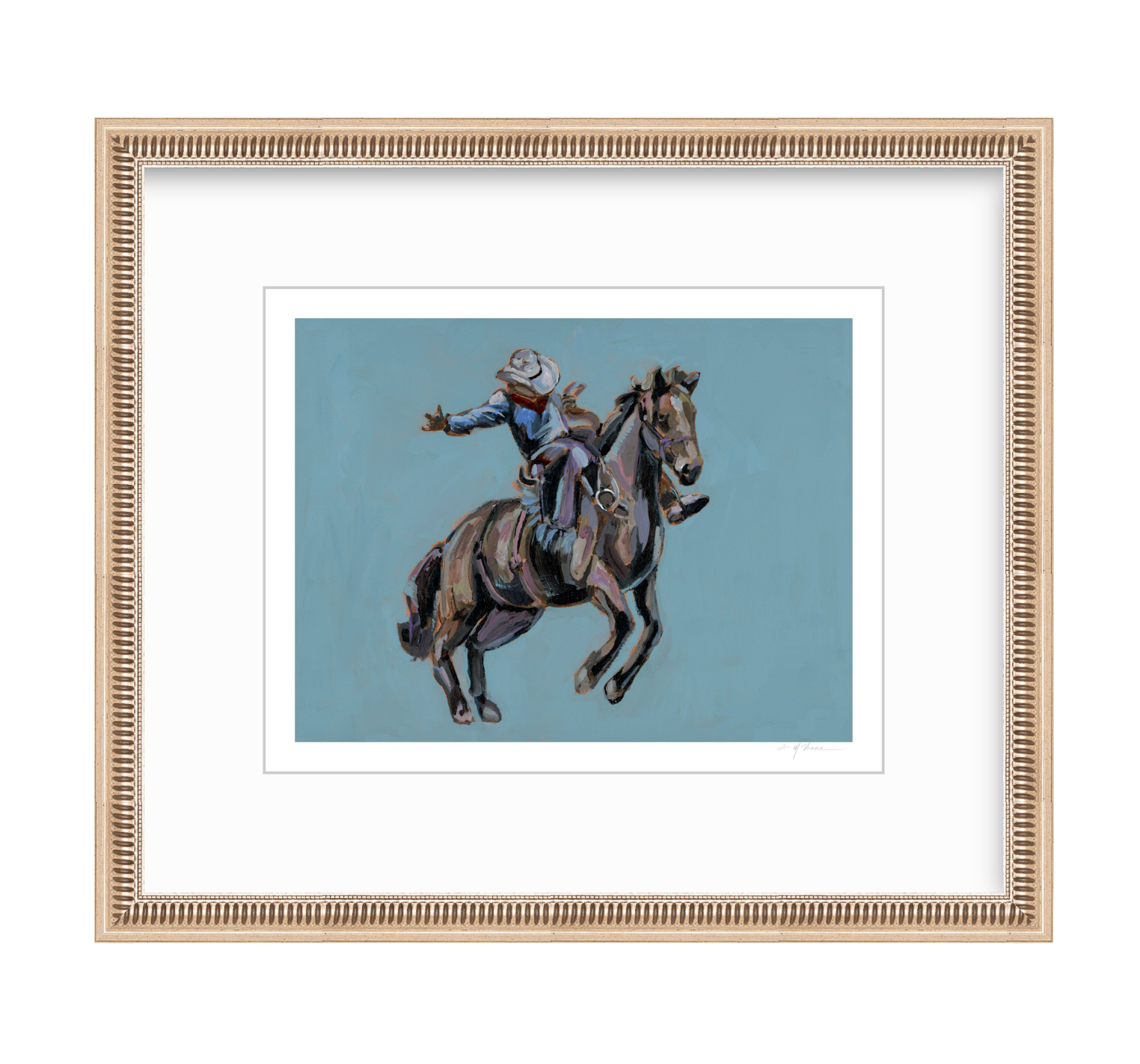 Cowboy Fine Art Print | Art by Chelsea McShane