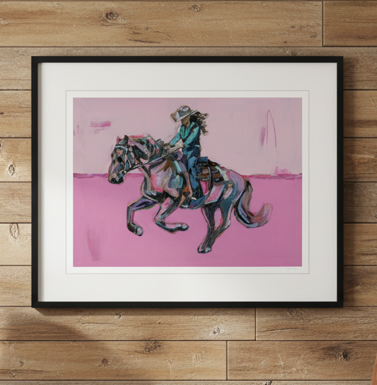 Cowgirl Soul Fine Art Print | Art by Chelsea McShane