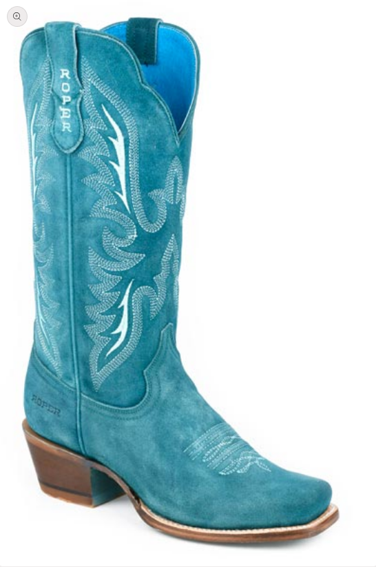 Roper | Turquoise Suede Boot