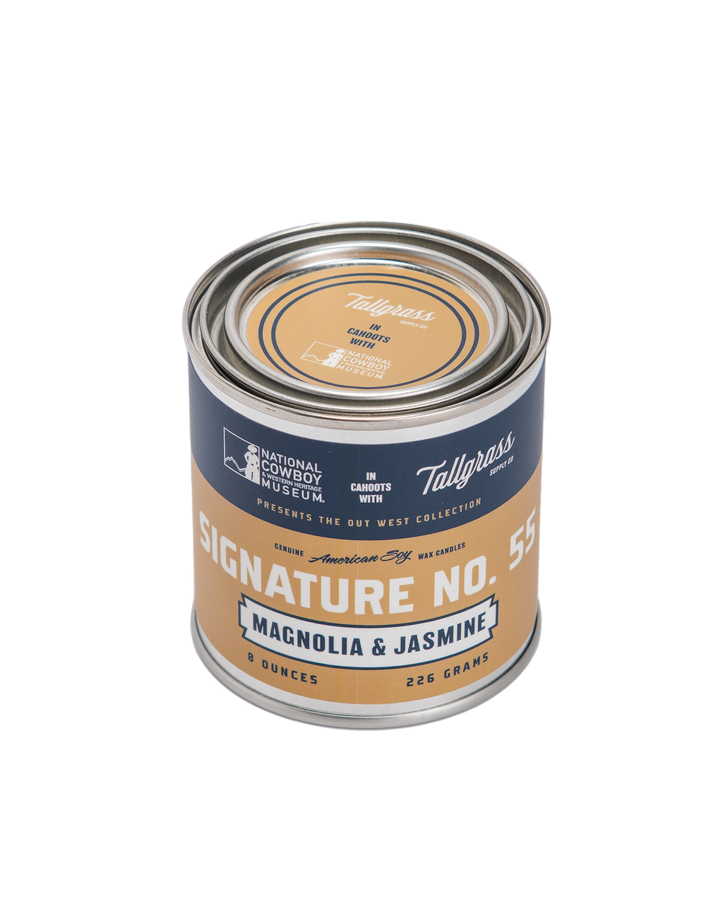 Signature No. 55: Magnolia + Jasmine Soy Wax Candle | National Cowboy & Western Heritage Museum