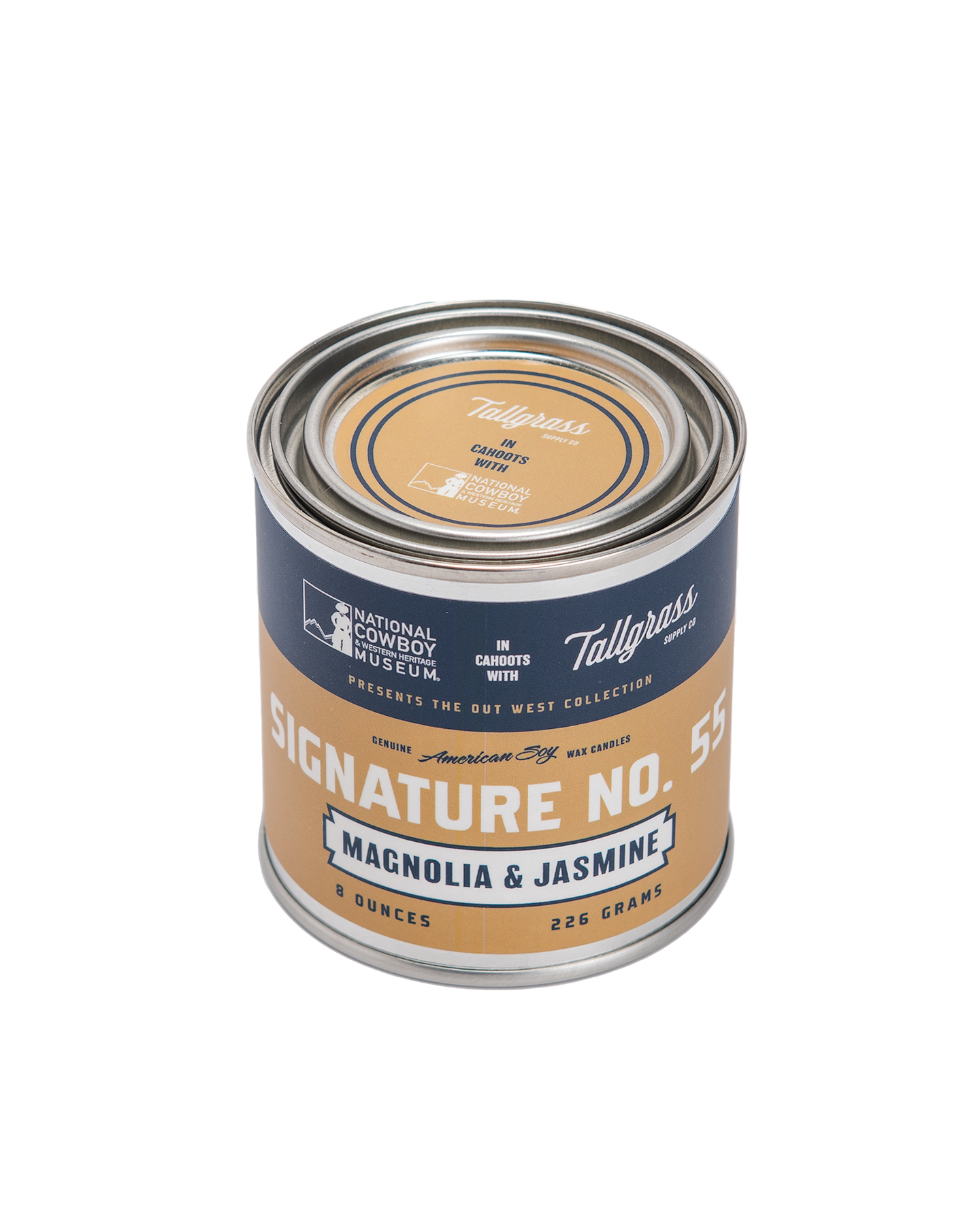 Signature No. 55: Magnolia + Jasmine Soy Wax Candle | National Cowboy & Western Heritage Museum
