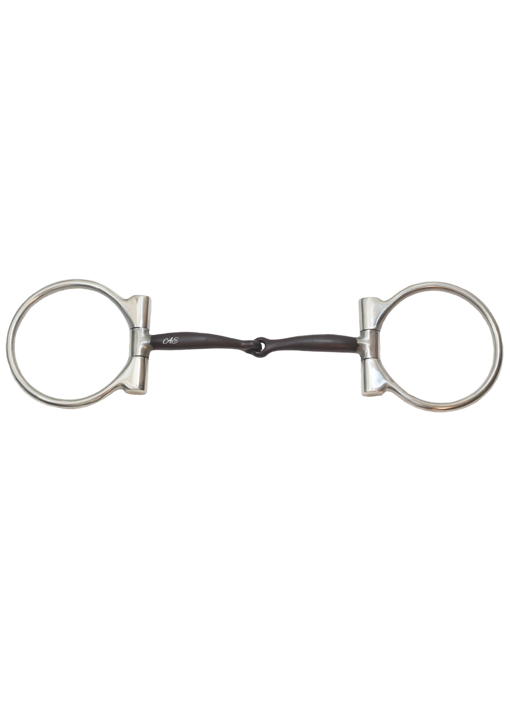Andrea Equine "Signature" Smooth Sweet Iron Dee Snaffle Bit w/Copper Inlay