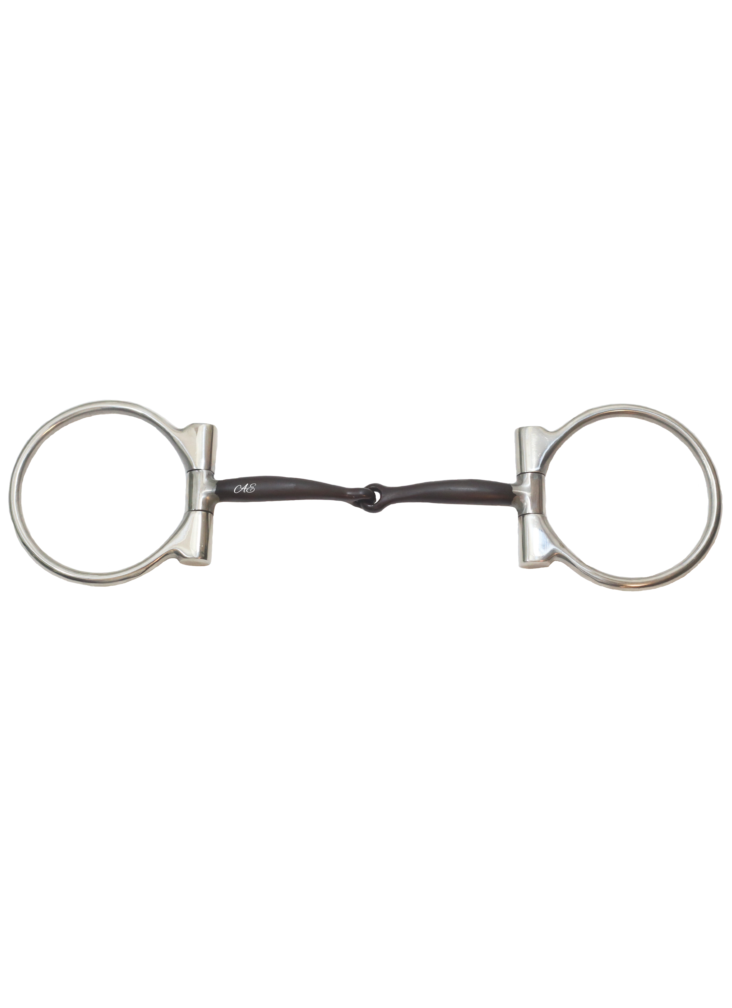 Andrea Equine "Signature" Smooth Sweet Iron Dee Snaffle Bit w/Copper Inlay