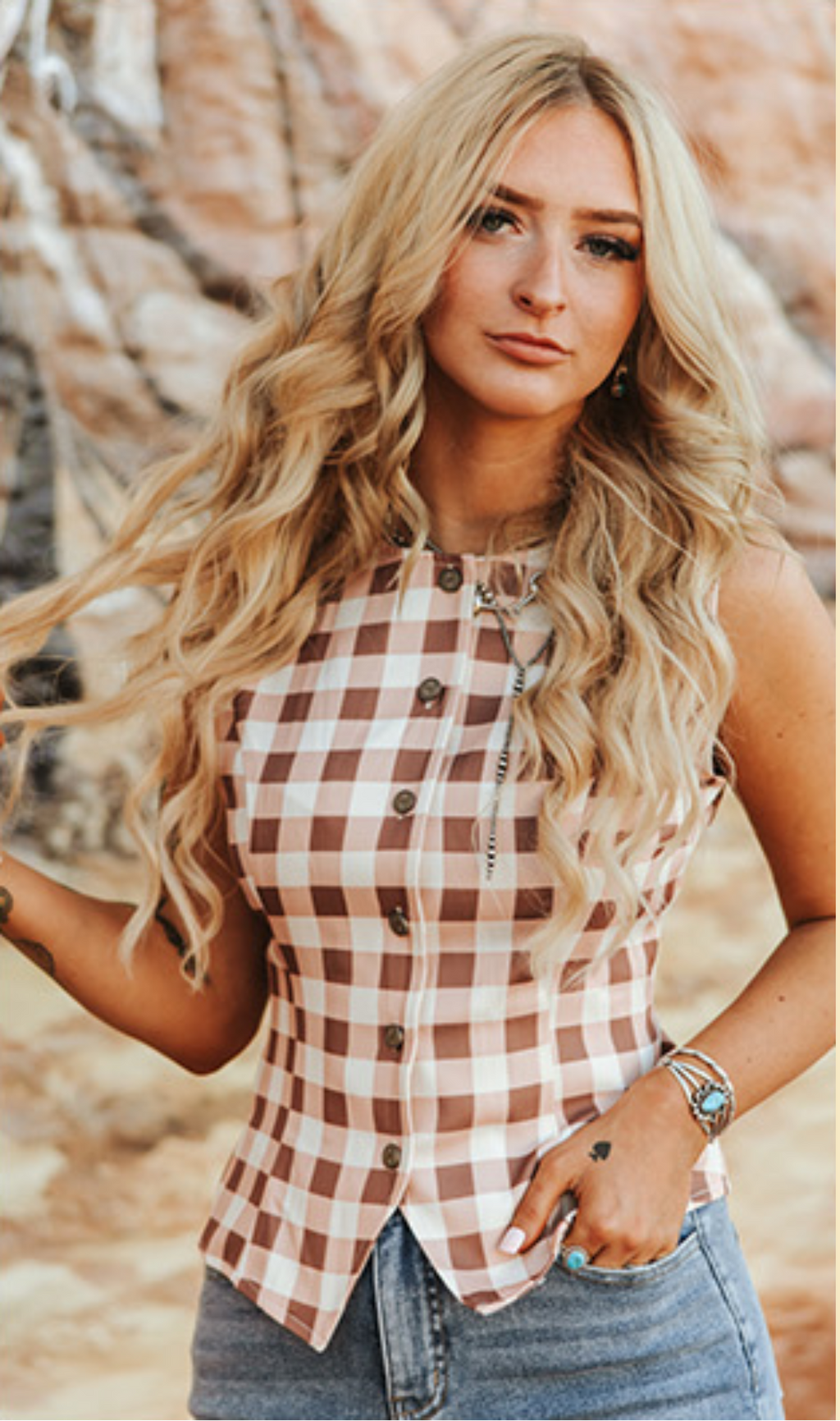 The Hayes Vest Top