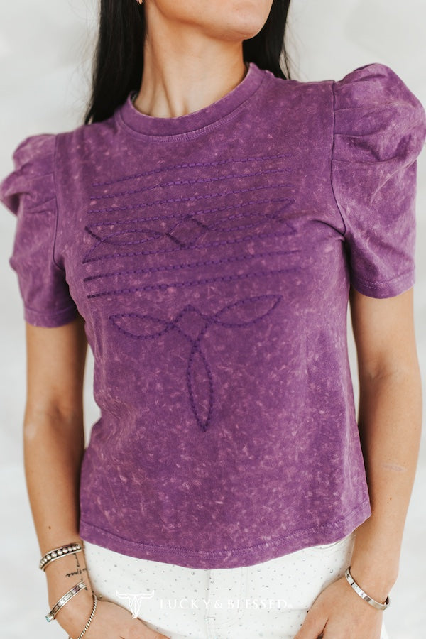 The Presley Top - Lavender