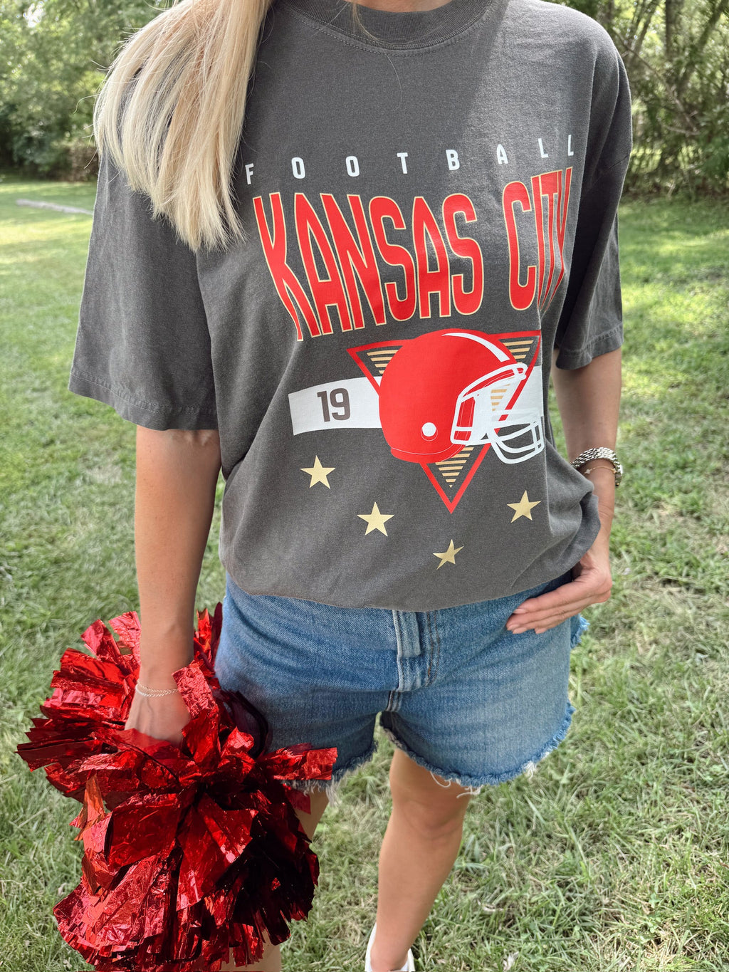 The Kansas City Football Helmet Tee