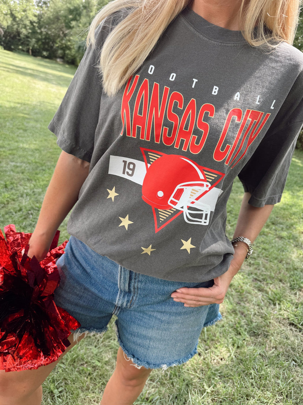 The Kansas City Football Helmet Tee