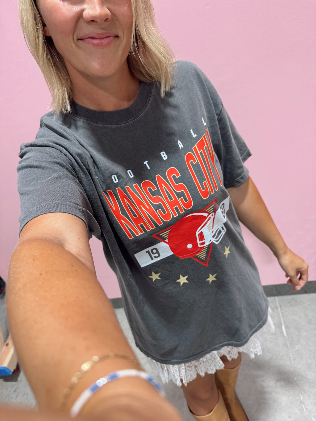 The Kansas City Football Helmet Tee