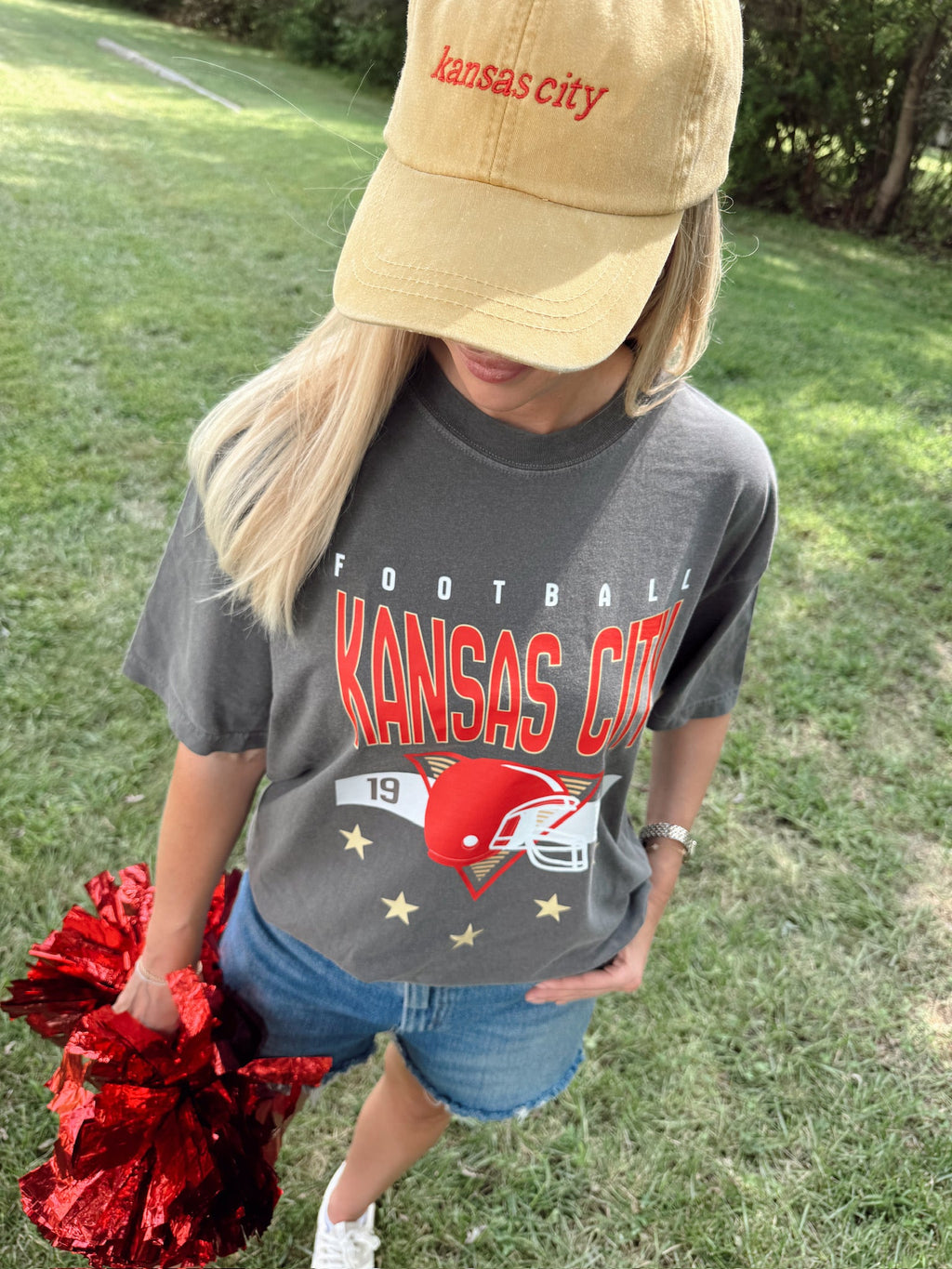The Kansas City Football Helmet Tee