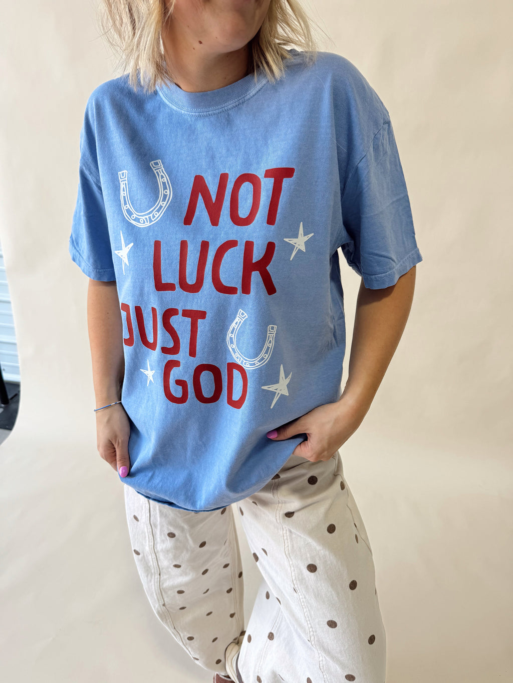 The Not Luck Just God Tee