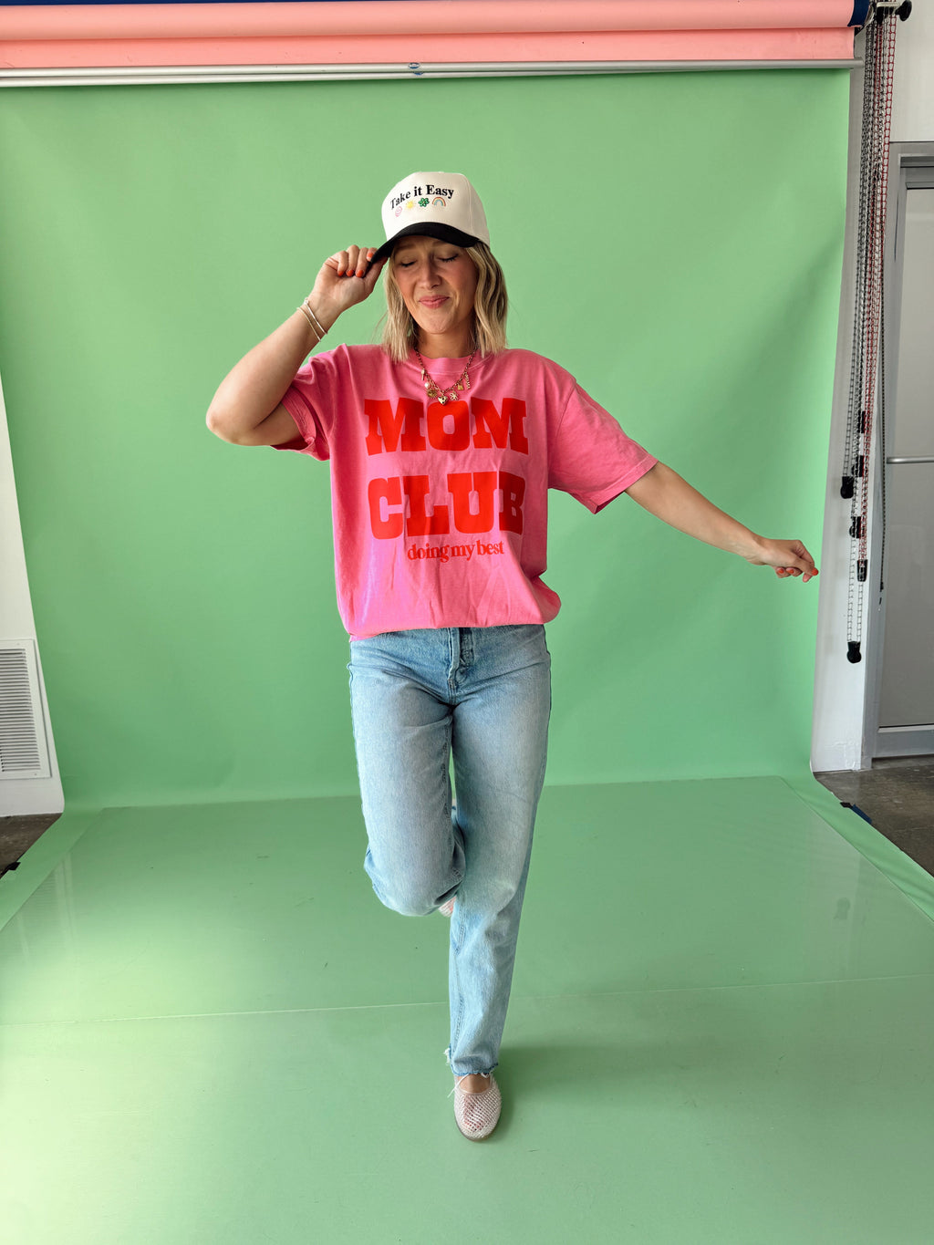 The Mom Club Tee x Doing My Best - Two Colors!