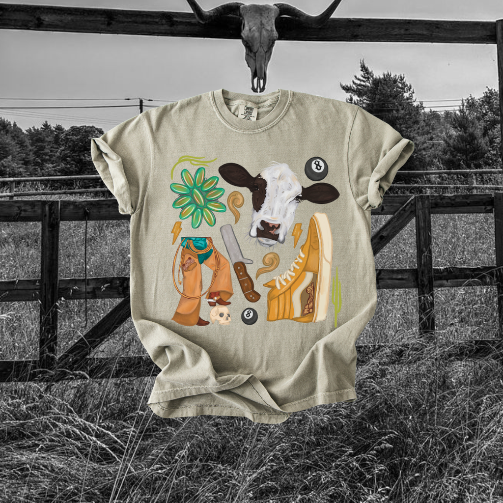 The Western Collage Tee