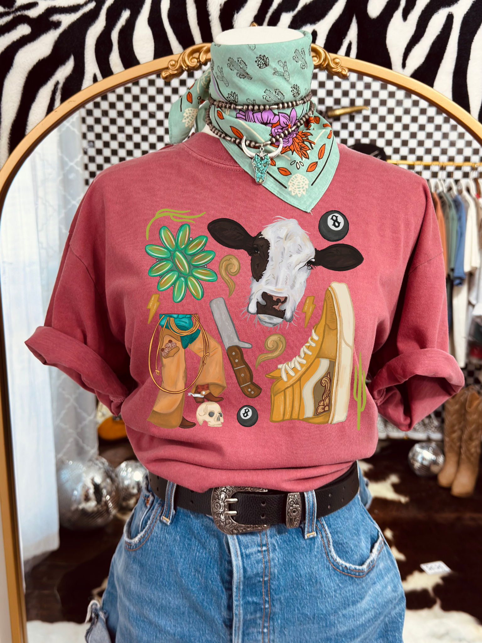 The Western Collage Tee