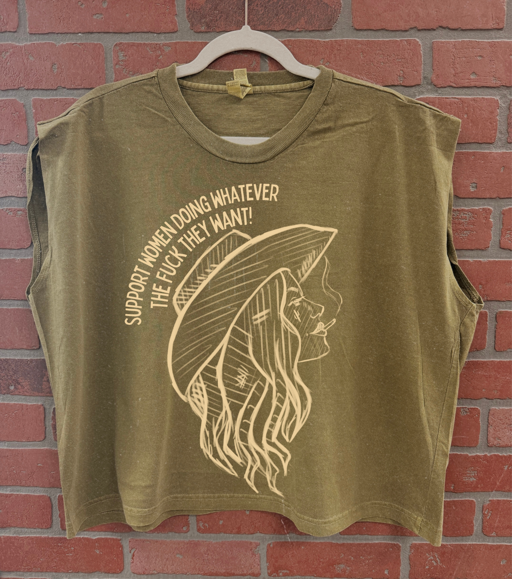 Support Women Muscle Tank