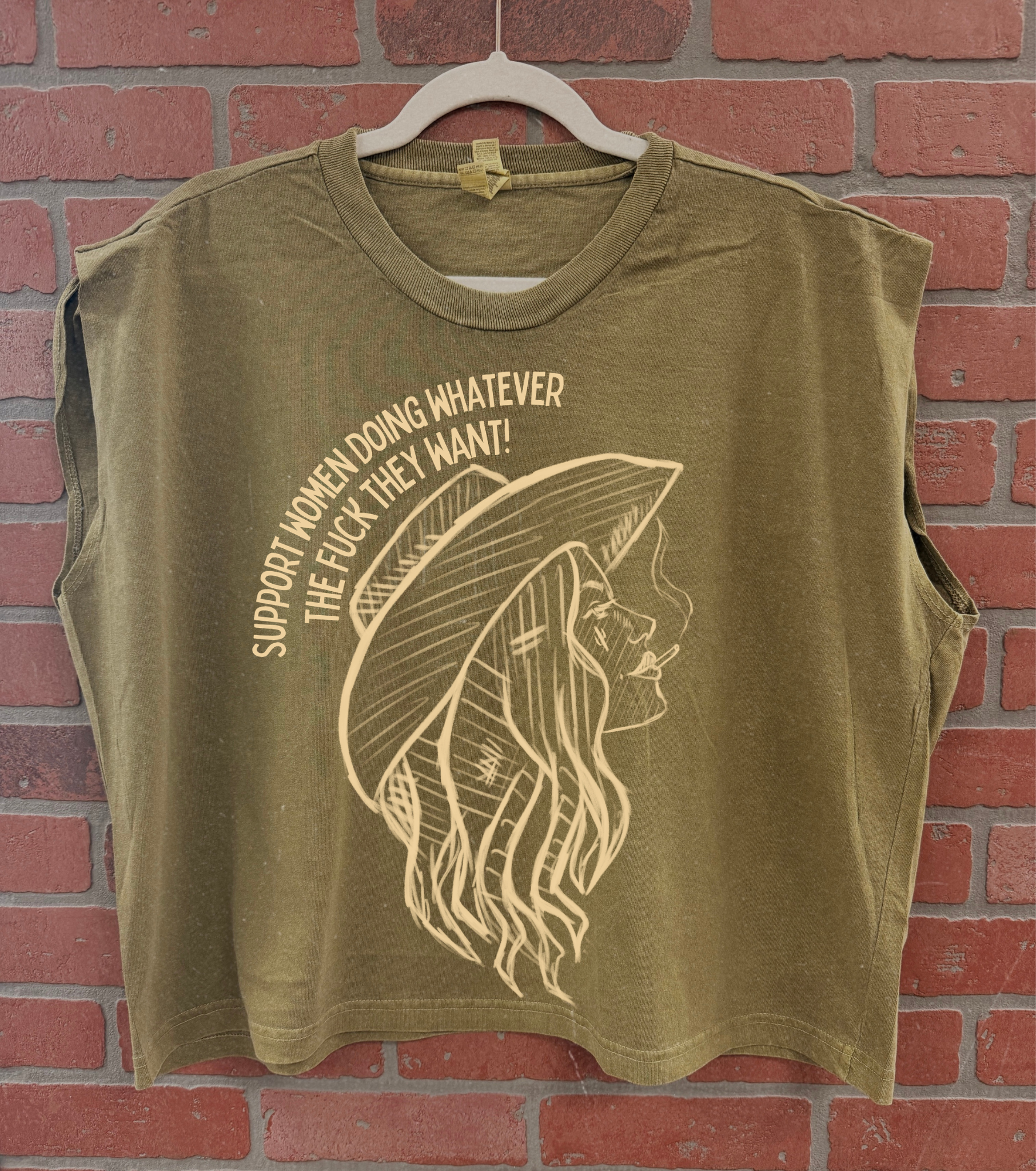 Support Women Muscle Tank