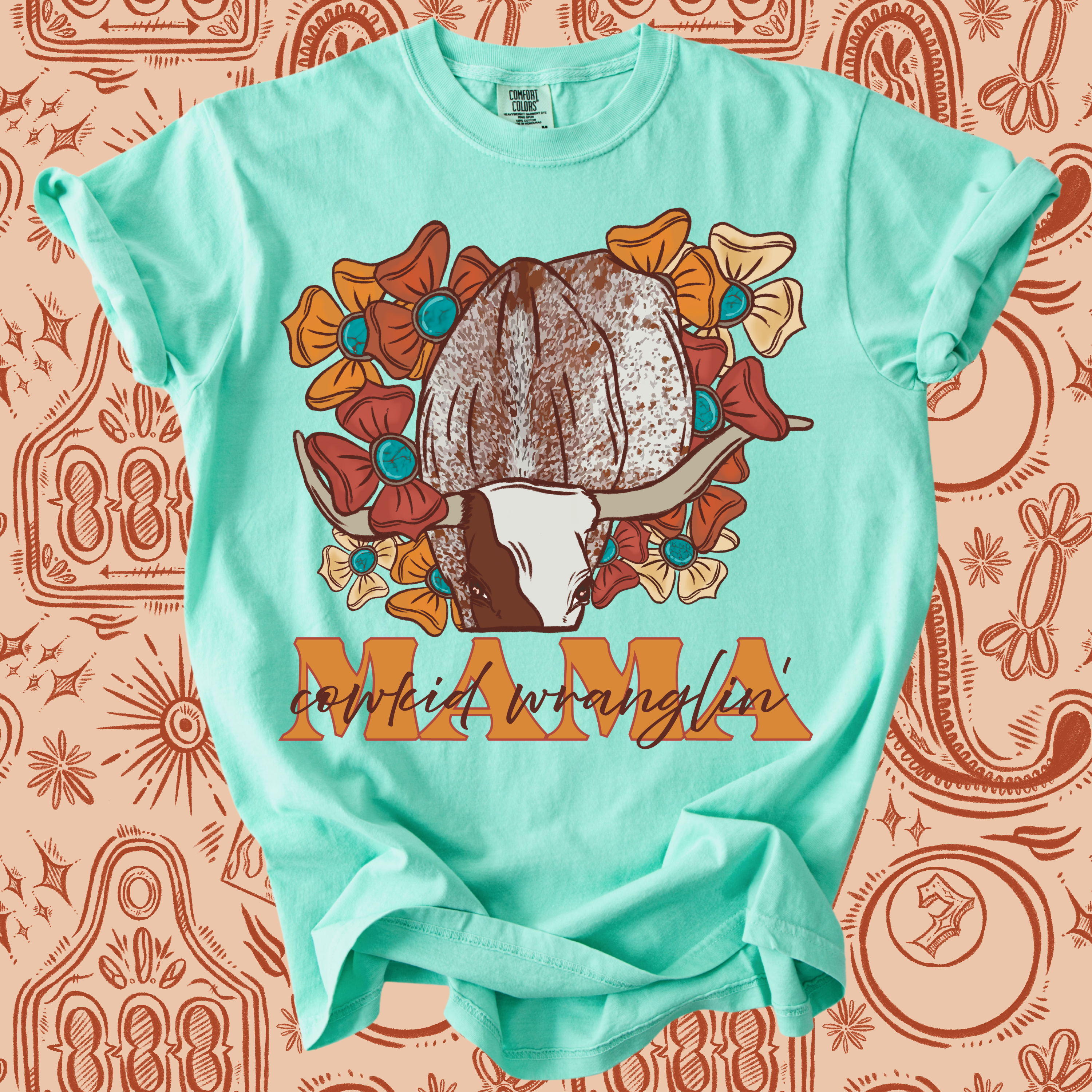 The Wranglin Mama Tee