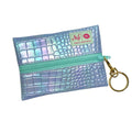Makeup Junkie | Flat Lay Spill Resistant Bag : Iridescent Gator