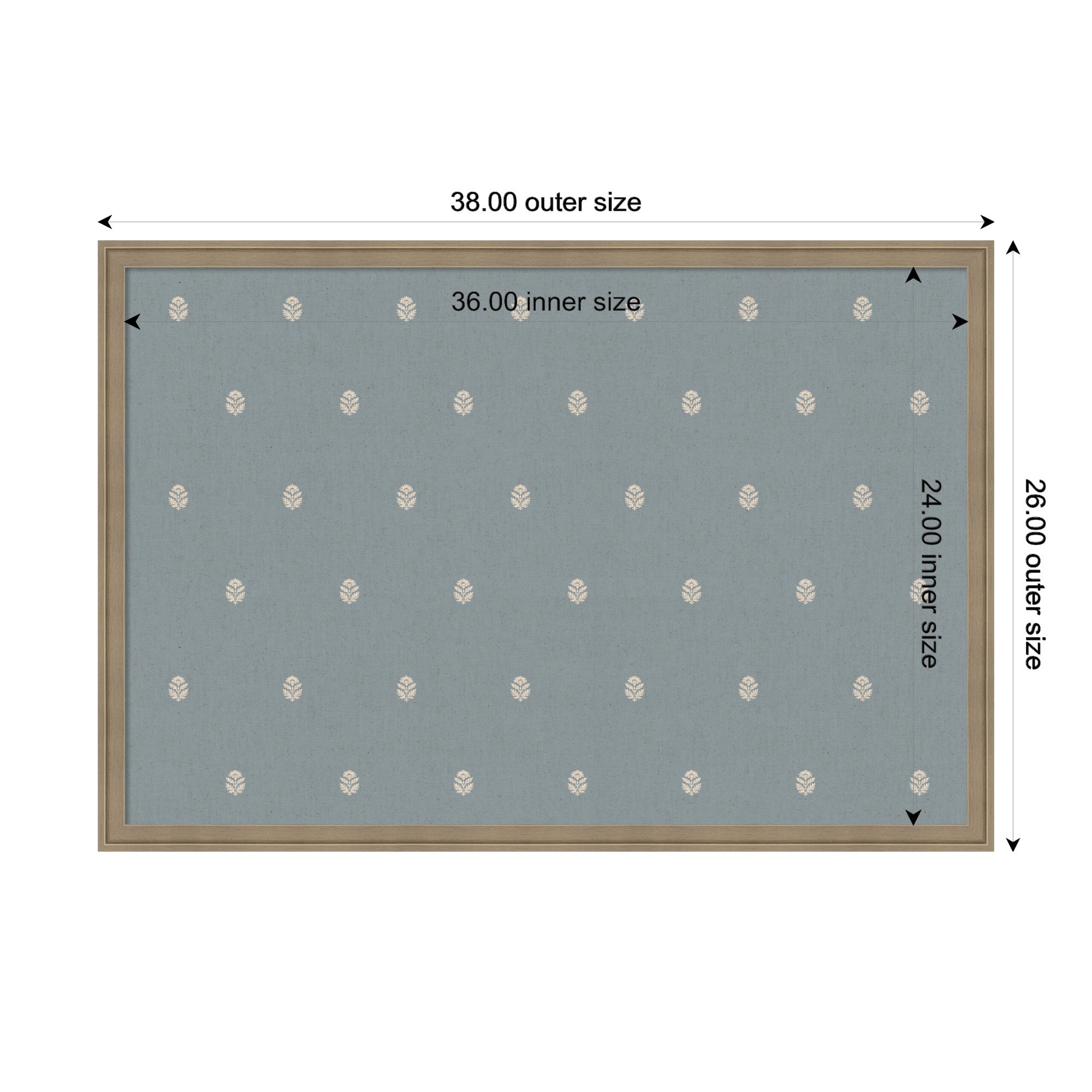 Pinboard | Blue Botanical Block Print