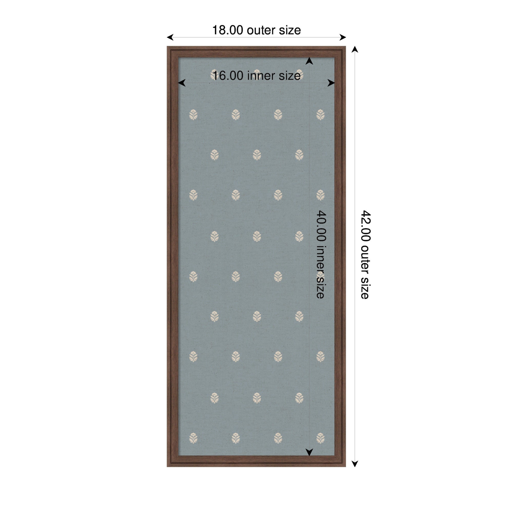 Pinboard | Blue Botanical Block Print