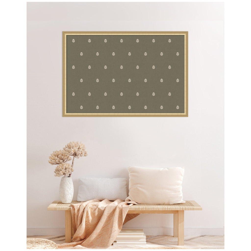 Pinboard | Green Botanical Block Print - Multiple Sizes!