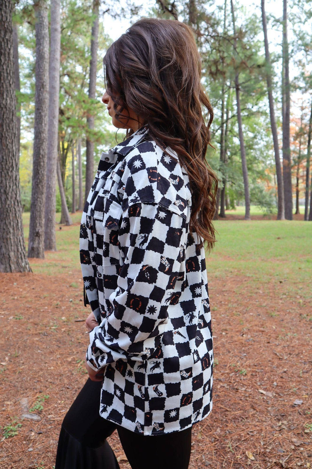 The Check Mate Corduroy Shacket