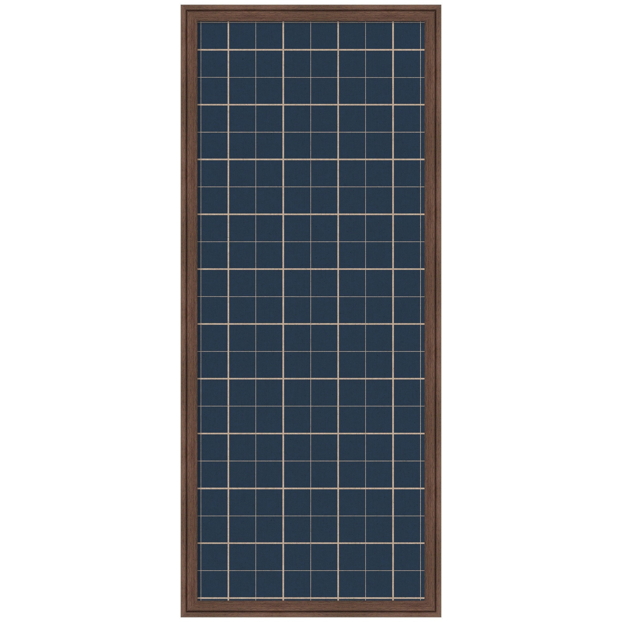 Framed Fabric Pinboard | Navy Blue Plaid - Multiple Sizes!