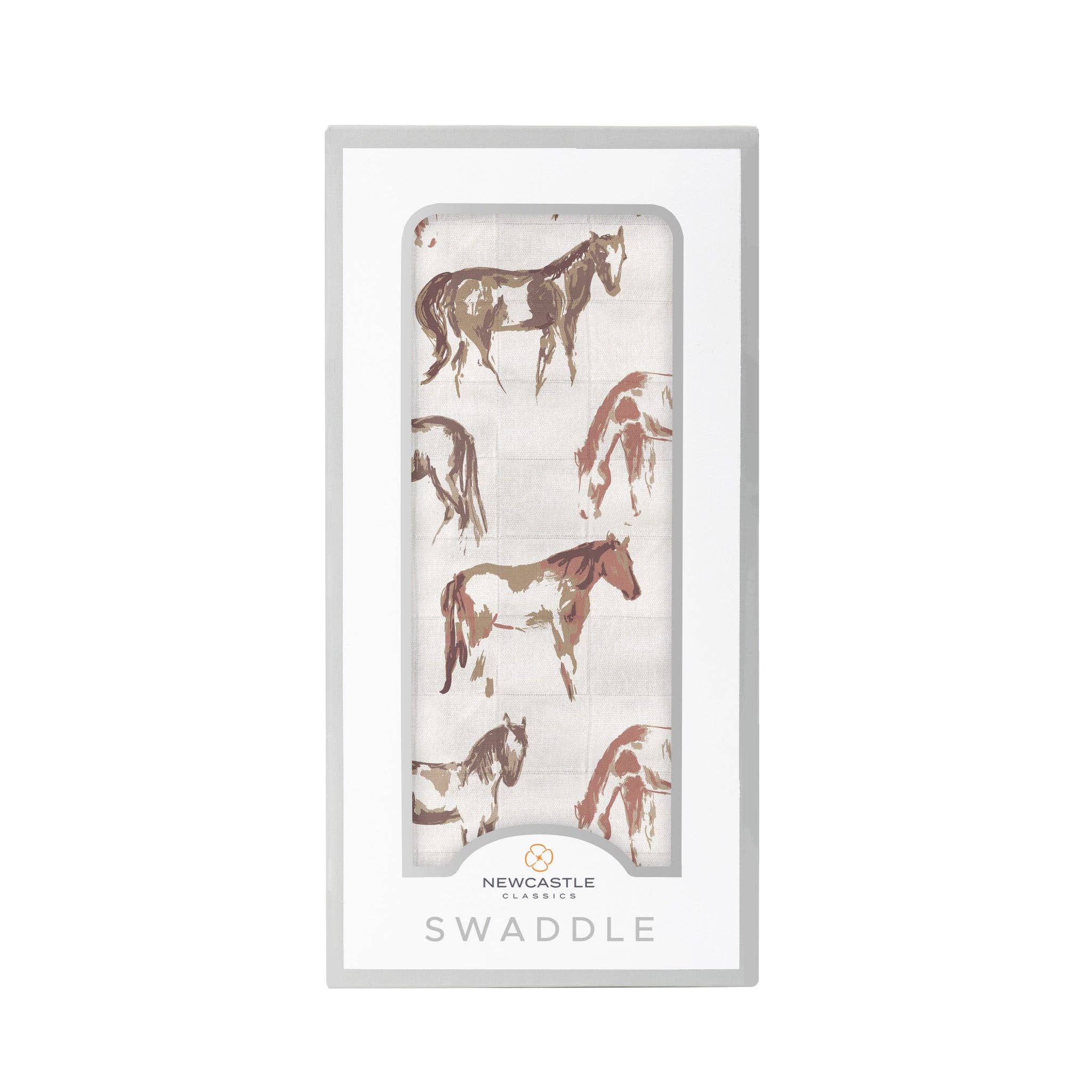 The Wild Horses Bamboo Swaddle
