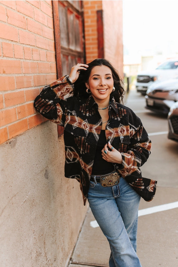 The Stacie Southwestern Shacket