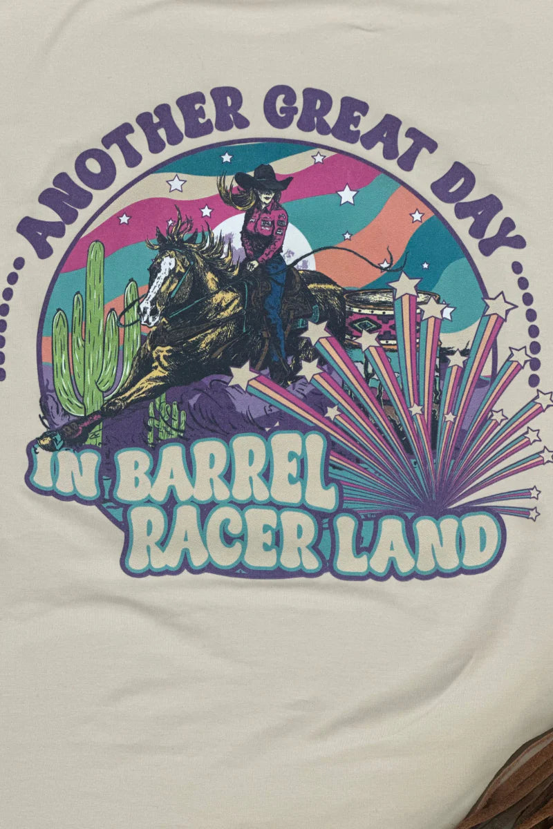 Barrel Racer Land Ringer Tee