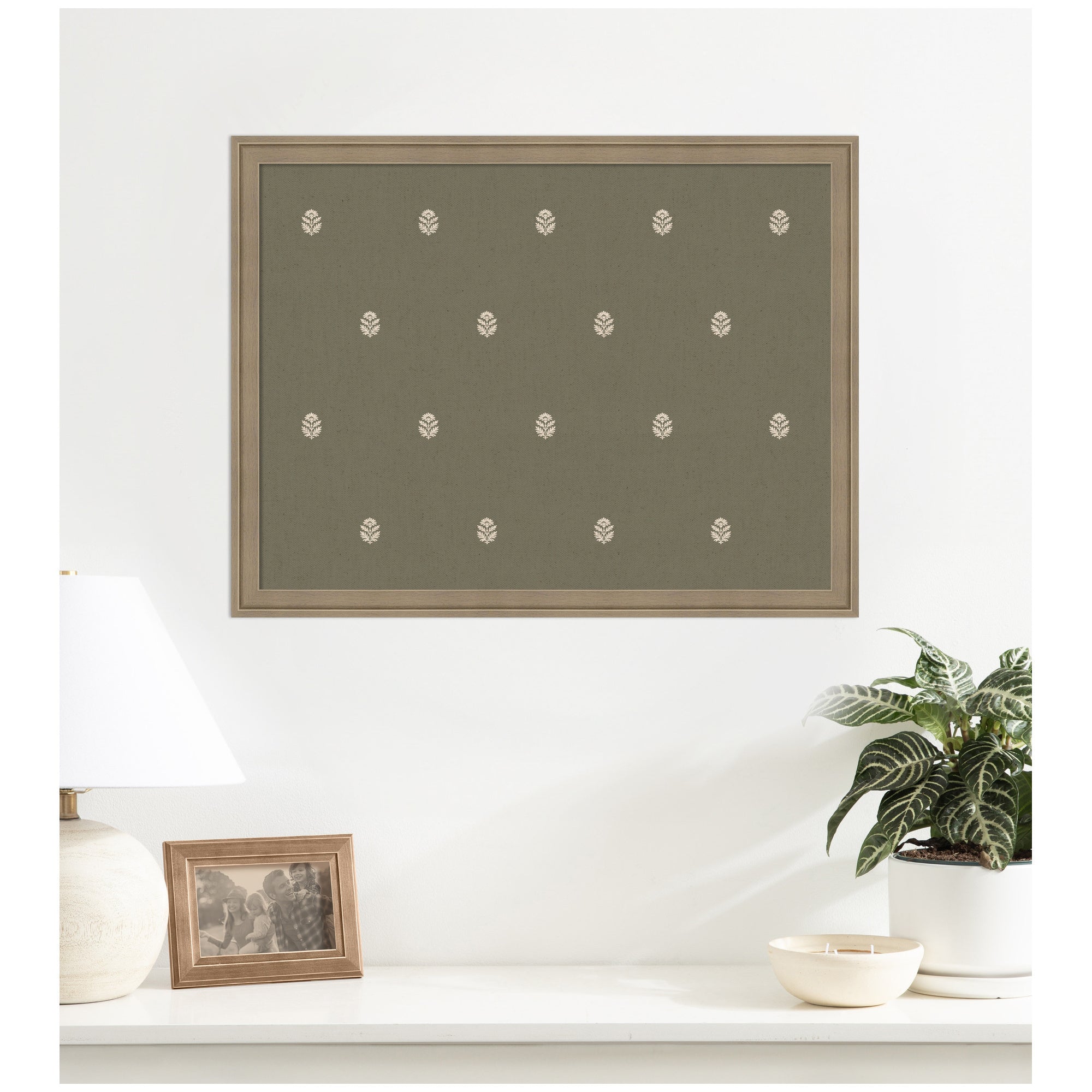 Pinboard | Green Botanical Block Print - Multiple Sizes!
